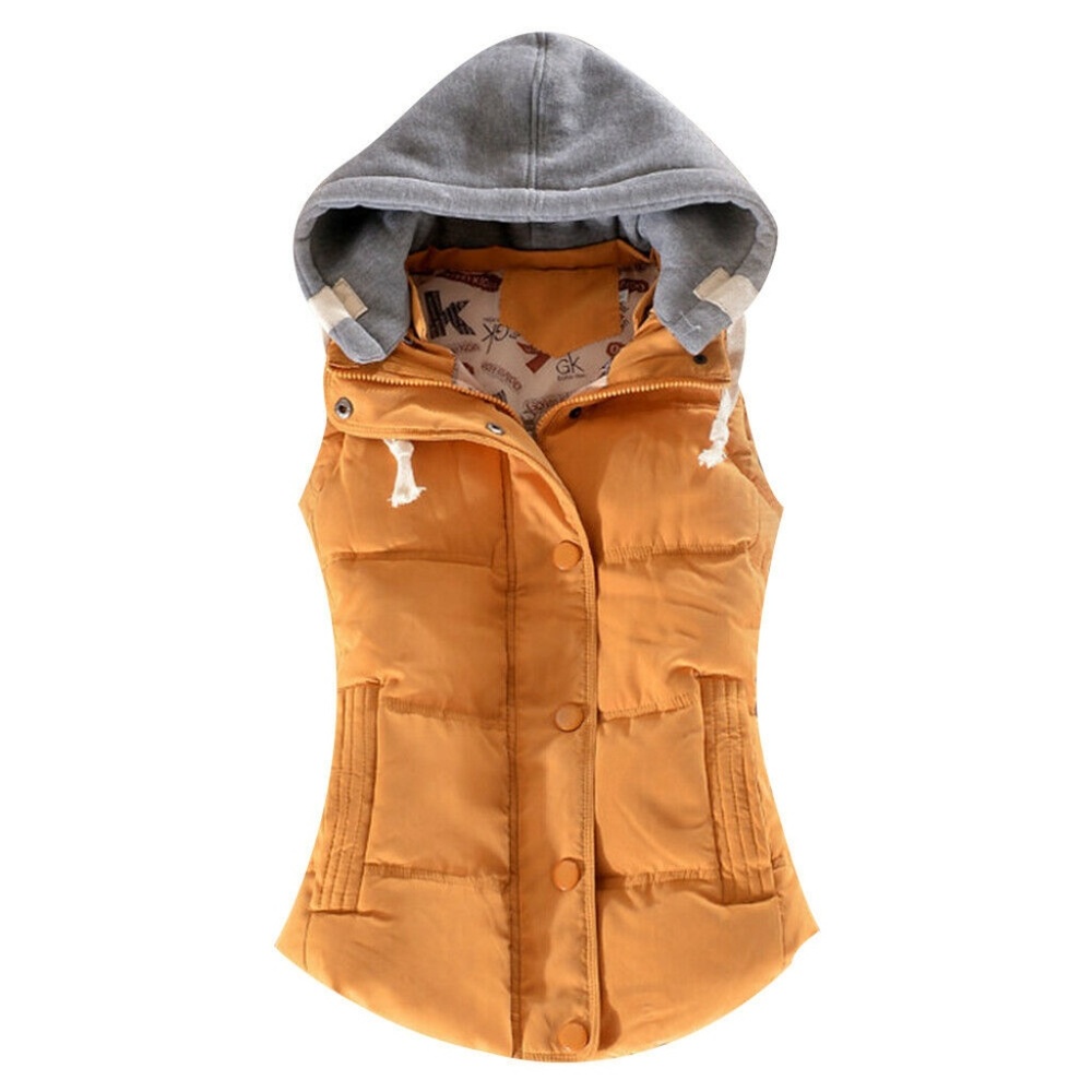 NWT Retro Hooded Puffy Vest